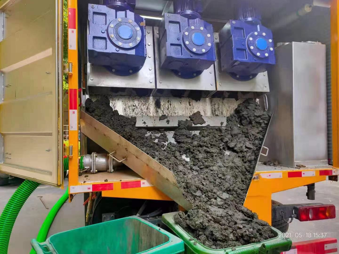 鄂城化粪池清掏城市维护站-泥浆净化干湿分离处理